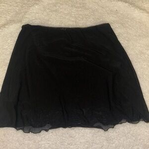 Brandy Melville Classic Black Mini Skirt